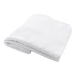 Deka polární z RPET na zakázku CreaFleece bílá