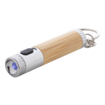 Přívěšek na klíče baterka mini Raboo stříbrná