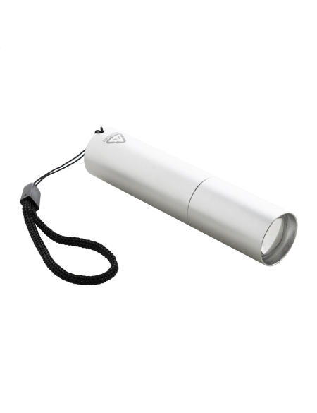 Baterka dobíjecí z recykl. hliníku Chargelight Tone stříbrná