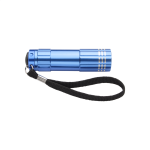 Baterka hliníková s LED diodami Spotlight modrá