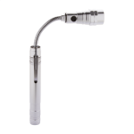 Baterka výsuvná Giraffe stříbrná