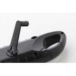 Dynamosvítilna solární RABS Diluto černá