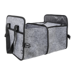 Organizér do kufru z RPET Refelt Ride šedá