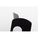 Přívěšek na klíče s nožíkem na papír Parcelo černá