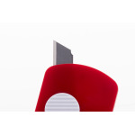 Přívěšek na klíče s nožíkem na papír Parcelo červená