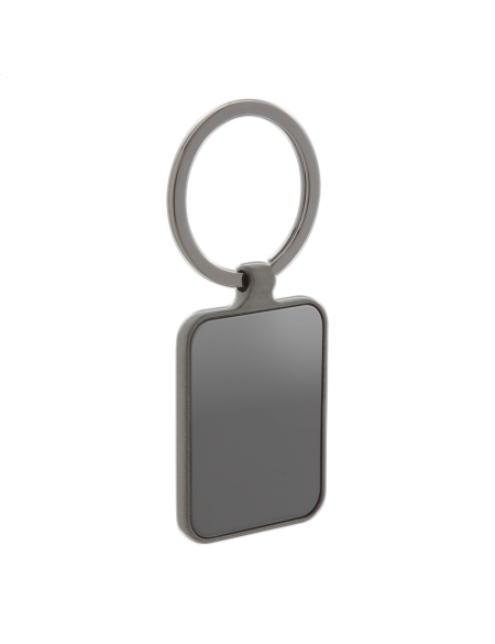 Přívěšek na klíče obdélníkový tvar Smith šedá