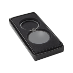 Přívěšek na klíče kulatý tvar Steyr šedá