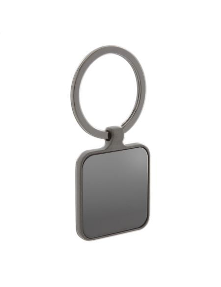 Přívěšek na klíče čtvercový tvar Wesson šedá