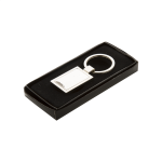 Přívěšek na klíče v krabičce Rectangle stříbrná