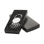 Přívěšek na klíče s 5 odnímatelnými kroužky Cinco stříbrná