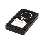 Přívěšek na klíče ve tvaru domečku Dwell stříbrná