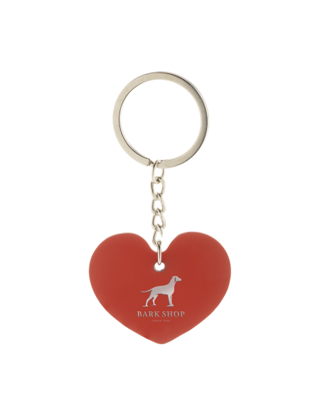 Přívěšek na klíče ve tvaru srdce LoveShine červená