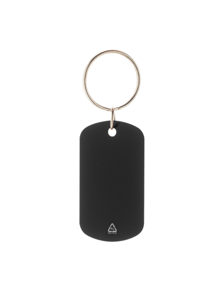 Přívěšek na klíče z recykl. hliníku Ralutag modrá