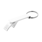 Otvírák hliníkový s kroužkem na klíče Rallop stříbrná