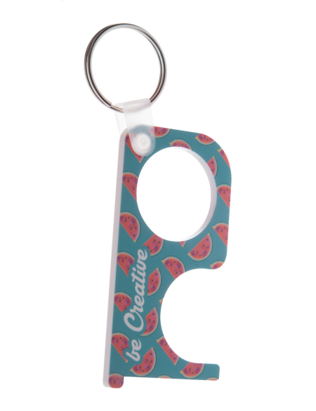 Přívěšek na klíče na zakázku hygienický klíč NoTouch Creative bílá