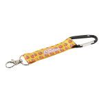 Přívěšek na klíče na zakázku RPET SuboRing Double černá