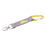 Přívěšek na klíče na zakázku RPET SuboRing Double žlutá