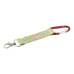 Přívěšek na klíče na zakázku RPET SuboRing Double červená