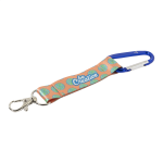 Přívěšek na klíče na zakázku RPET SuboRing Double modrá