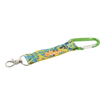 Přívěšek na klíče na zakázku RPET SuboRing Double zelená