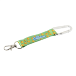 Přívěšek na klíče na zakázku RPET SuboRing Double stříbrná