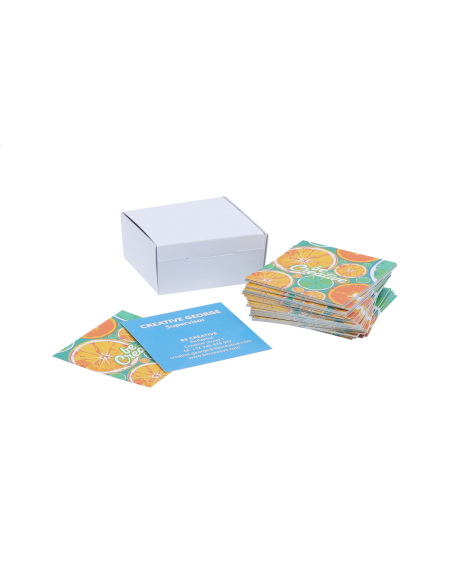 Vizitky na zakázku VISICARD Square bílá