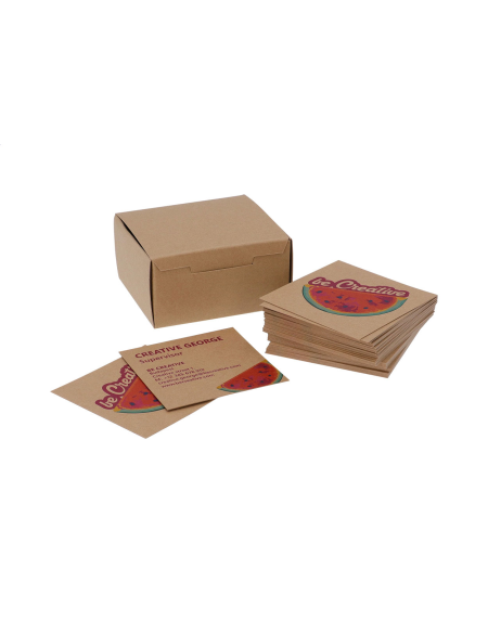 Vizitky na zakázku VISICARD Square Eco přírodní