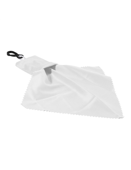 Hadřík čistící na brýle RPET Cleango bílá
