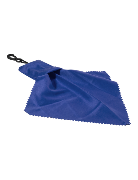 Hadřík čistící na brýle RPET Cleango modrá