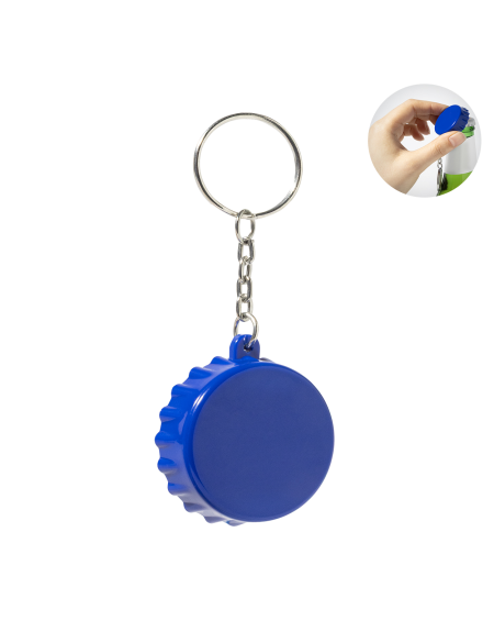 Přívěšek na klíče s otvírákem RABS Popcap modrá