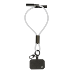 Kabel s náramkem na mobil 60W RPET CuffCharge bílá
