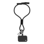 Kabel s náramkem na mobil 60W RPET CuffCharge černá