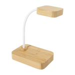 Lampa stolní s bezdrátovou nabíječkou VoltGlow přírodní
