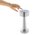 Lampa stolní z nerezové oceli Flanagan stříbrná