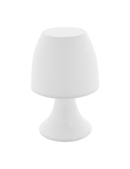 Lampa stolní plastová Margarita bílá